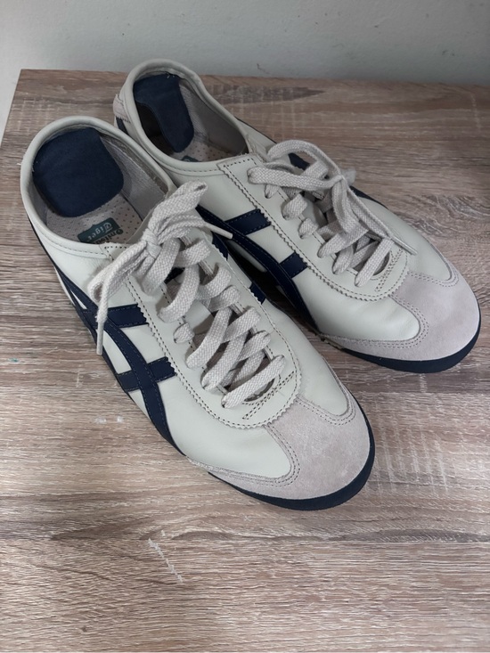 Onitsuka Tiger by Asics Other - Onitsuka Tiger by Asics Beige and Navy Low-Top Sneakers